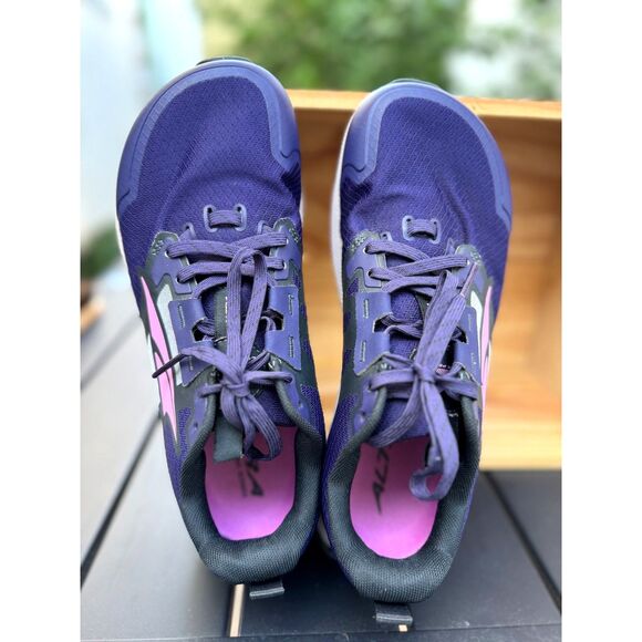 ALTRA Women's Lone Peak 7 Dark Purple Trail Running Shoe Size 8.5 Like New - Picture 4 of 15